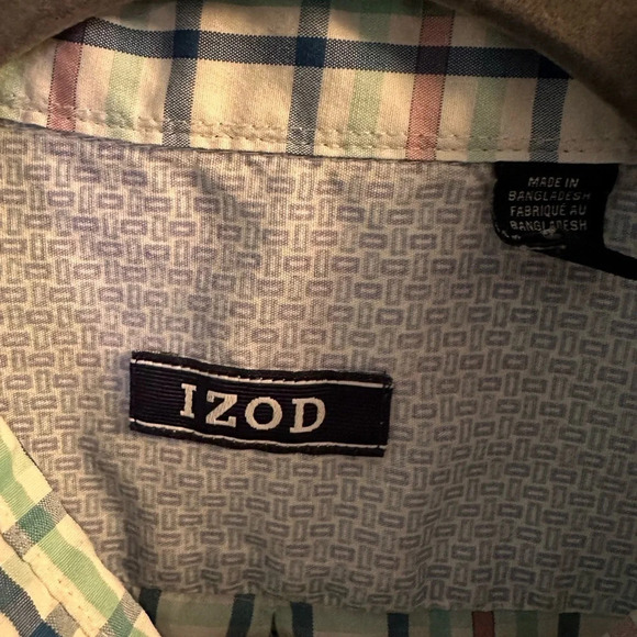 Izod button down shirt, me s large - Picture 4 of 6